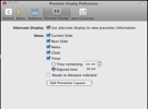 Presenter Options in Keynote Presenter Options in Keynote
