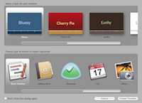 Creating a new timeline